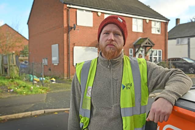 Tom Clewes a tradesman in Blakenall has said the area "isn't as bad as the video seems".