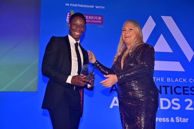Tadiwa Chikowore from Ginger 6 gets his award