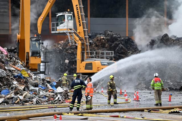 The fire at EnableLink, Tipton