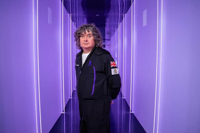 Trevor Beattie before the mission. Credit: Virgin Galactic 