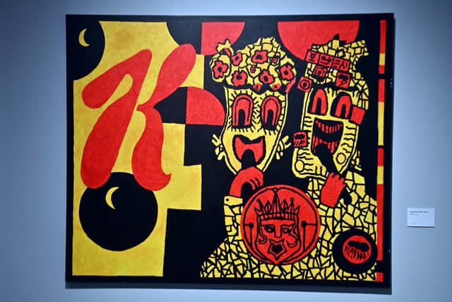 K Pop the Masked Singers is one of many pieces on display