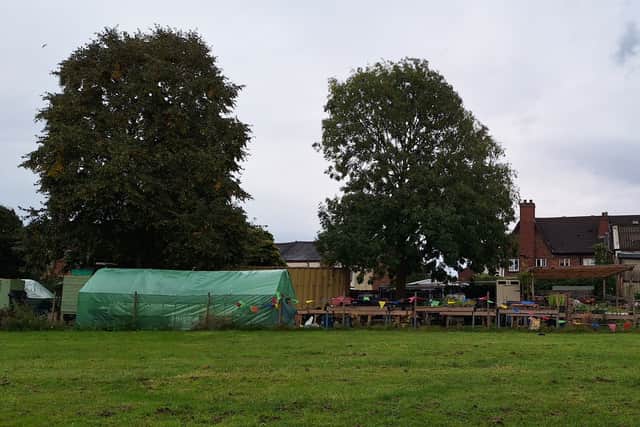 The community allotment on James Turner Street, which is owned by Oasis Academy Foundry. Photo: Ashley Preece