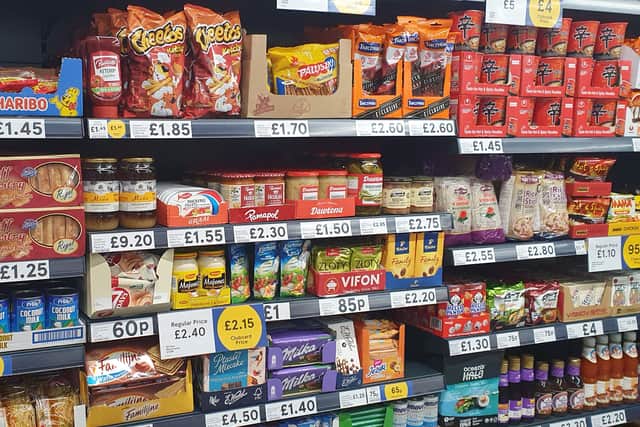 There's a large range of items available at the store