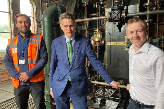  Sir Gavin Williamson and Councillor Dan Kinsey met with representatives from Severn Trent