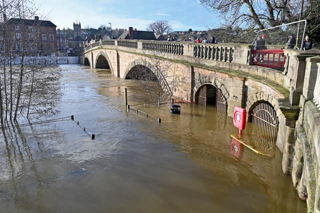 The area where the ground was broken has been under water from flooding several times, such as back in January