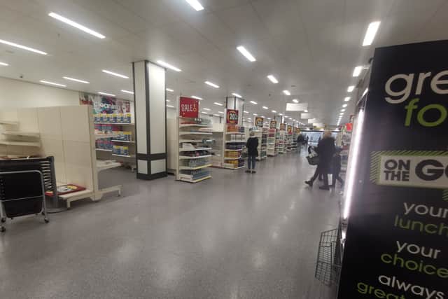 Shoppers visited the store one last time