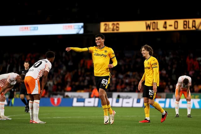 Nathan Fraser scores against Blackpool in the Carabao Cup (Getty)