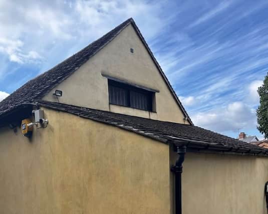 The lean-to which could soon be history