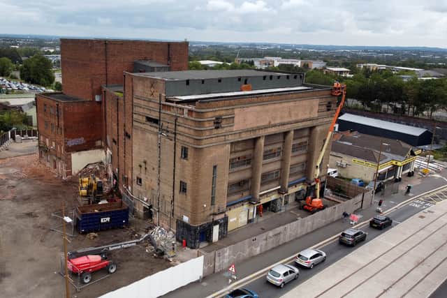 Work is continuing to demolish Dudley Hippodrome