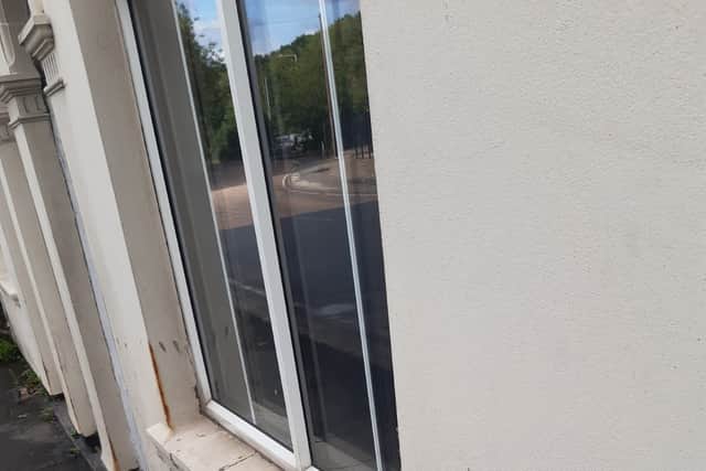 Damage to the property in Hayes Lane, Lye