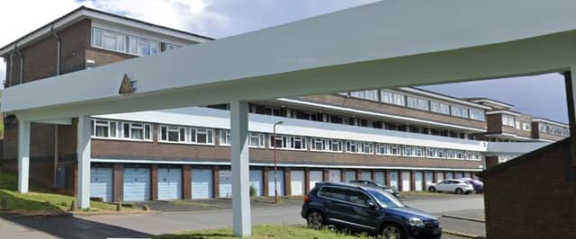 Four blocks of maisonettes in Ellerton Walk, New Park Village, were bulldozed last year
