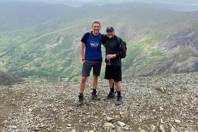 Nick Jones and Andy Woodvine from Mainstay Recruitment completed the climb three times