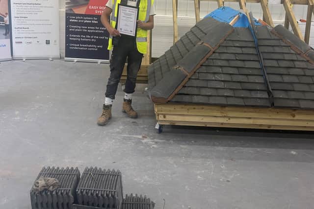 Kyle Moseley-Wlodarz at the Skillbuild competition