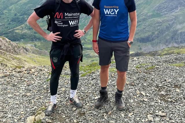 Mainstay Recruitment directors Alex Williams and Nick Jones both completed the climb more than once