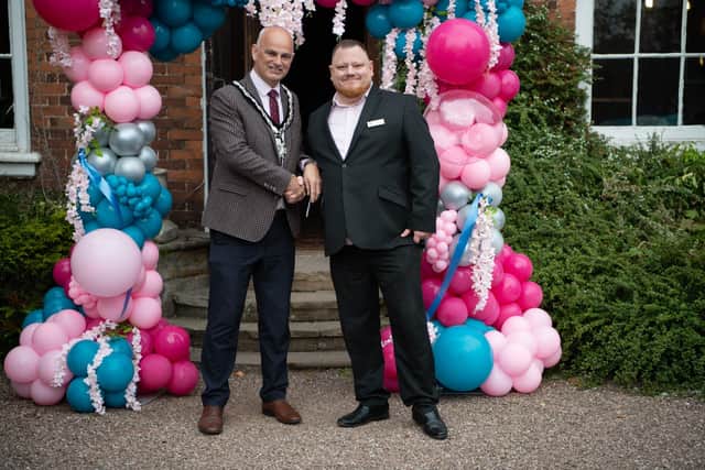 Roger Cox with Dan Richards 