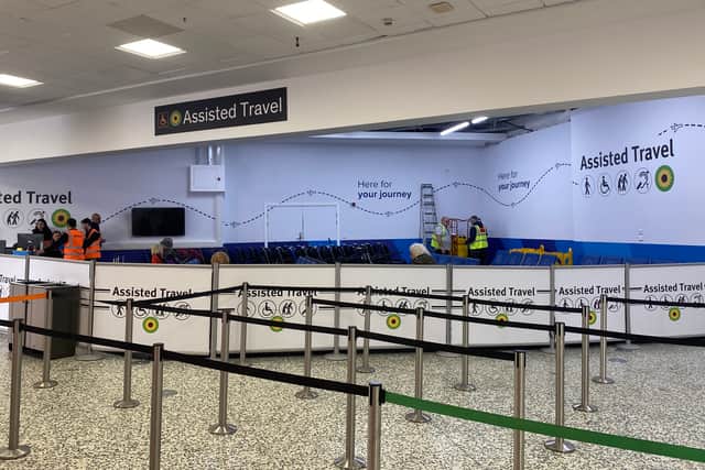 Queuing Area Example New queuing areas for customers as Birmingham Airport undergoes £40m ...