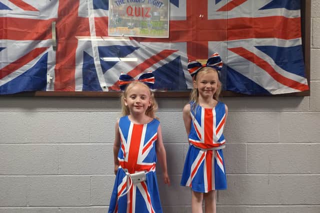 Lilly Slocombe and Kerry Webb dressed up for the night