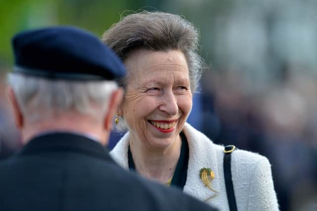 The Princess Royal chats to veterans 