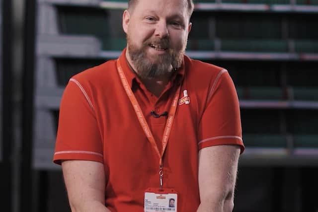 Dan Howells said he didn't even stop to think and just started doing CPR to Darryl Taylor. Image: Royal Mail
