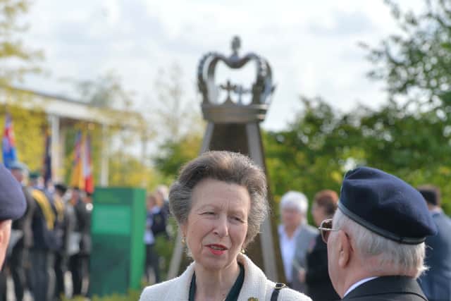 The Princess Royal chats to veterans 