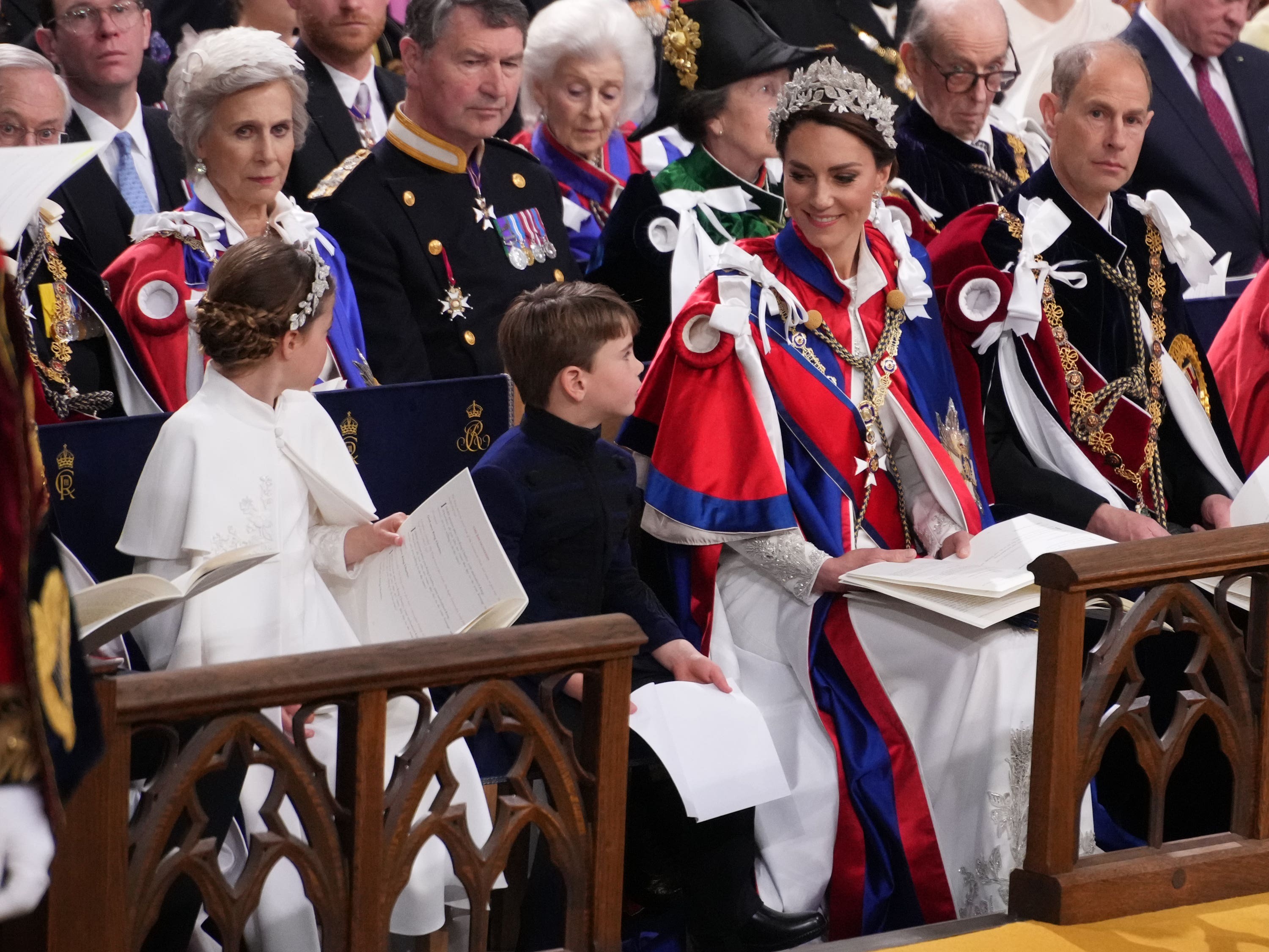 Princess of Wales shows parenting skills amid coronation pageantry