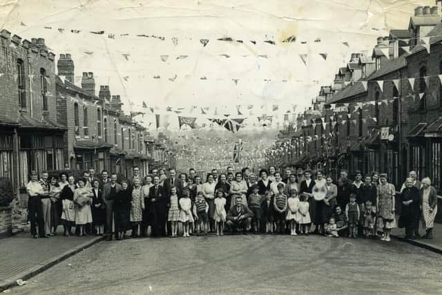 Park Hill Road, Smethwick, celebrating the Queen's Coronation in 1953