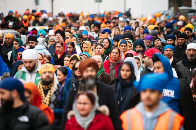 There were thousands of people out on the streets of Walsall and Wolverhampton