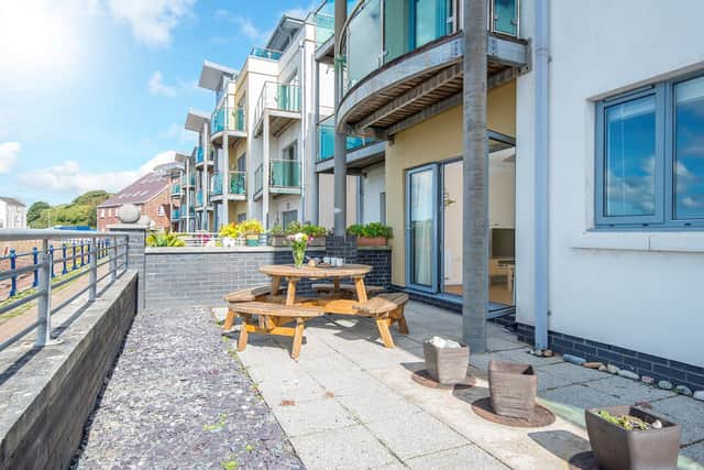 The apartment exterior 