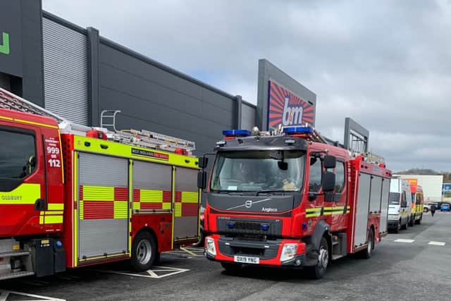 Two fire engines on the scene (Photo: West Midlands Fire Service)