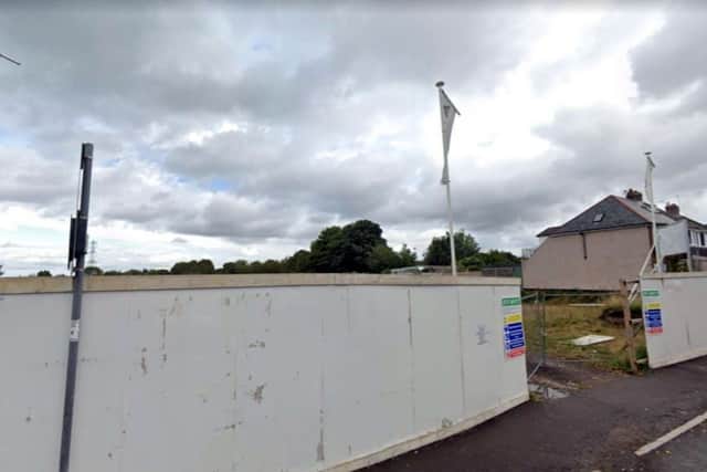 Hoardings at the site in 2020 Photo: Countryside Properties Ltd