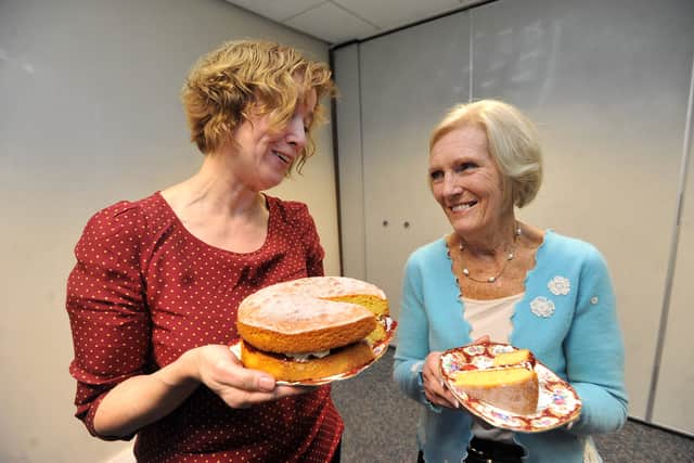 Baking a cake for Mary Berry