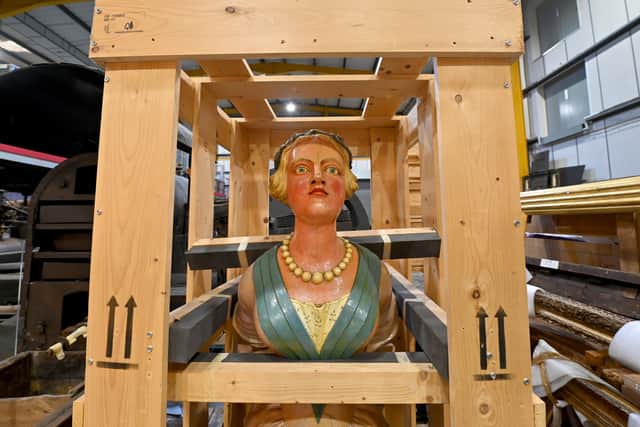 This ship's statue is being lent to the Tate Museum in London