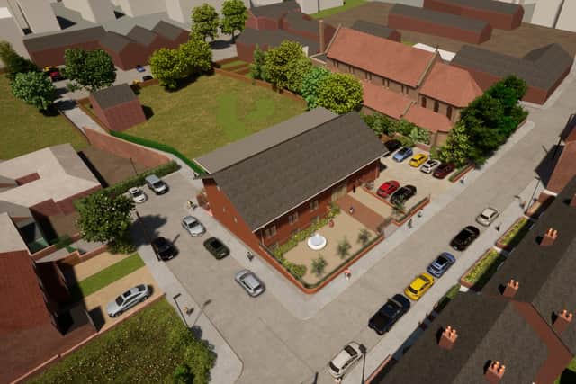 Artist impression of the proposed new Aaina Community Hub in Bath Street, Walsall. PIC: Potter Church and Homes Architects