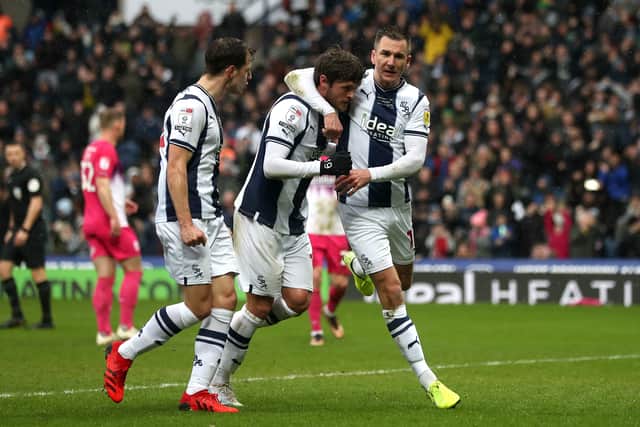 John Swift of West Bromwich Albion celebrates after scoring from the spot (Photo by Adam Fradgley/West Bromwich Albion FC via Getty Images).