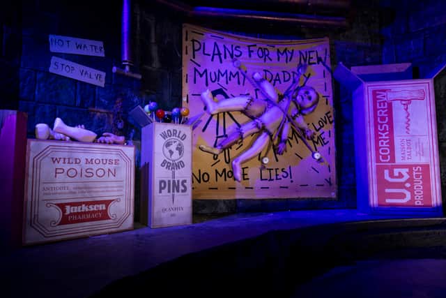 A preview of ‘The Demon Doll Workshop’ scene of ‘The Curse at Alton Manor’ Photo: David Parry/PA Wire.