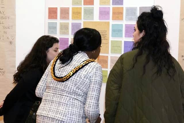 The Care System Exhibition. Photo: Peter Freeth.