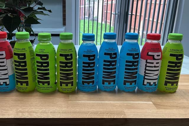 Prime Drink - the bottles that have teenagers going crazy for.
