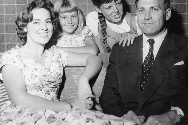 John Stonehouse with his first wife Barbara and their children, taken in the early 1960s when he was MP for Wednesbury