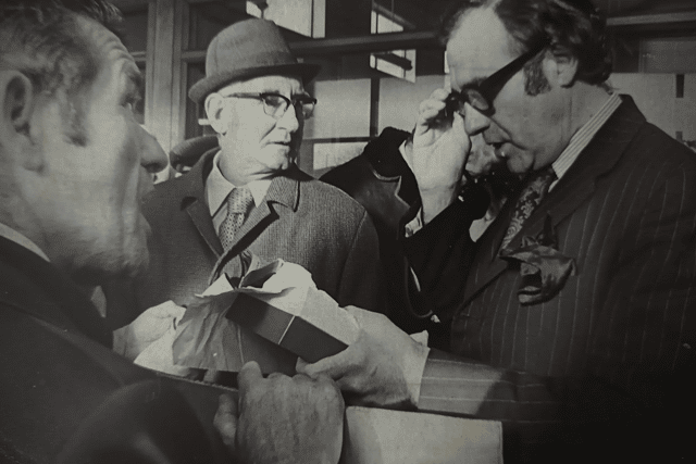 On bail awaiting trial, Stonehouse continued to serve as MP for Walsall North. Here he is pictured in November, 1975