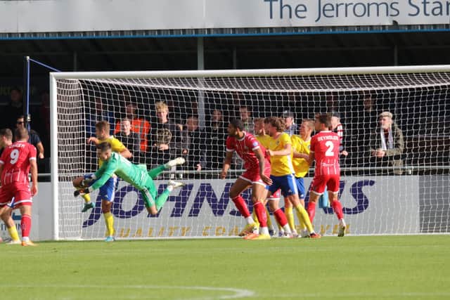 Louie Moulden at Solihull Moors (Picture: Richard King)