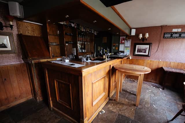 Inside the disused pub due to reopen after four years with new owners ...