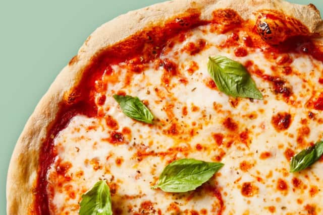 Bella Italia's margherita pizza.
