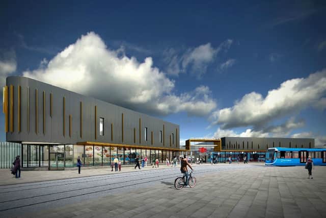 How the scene outside Wolverhampton railway station should look eventually