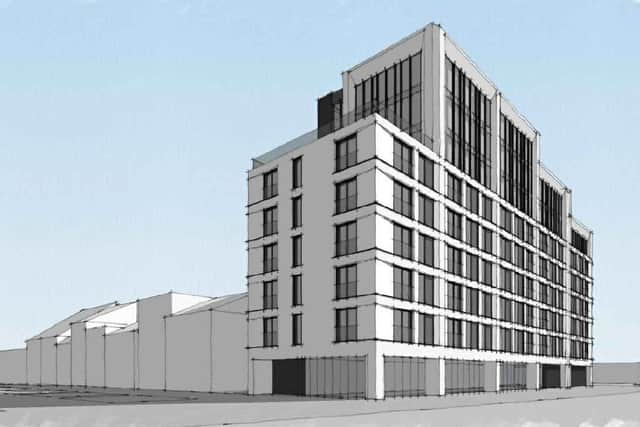 An artist's impression of the new development