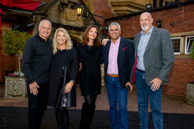 L/R Steve Bull, Kirsty Bull, Paula Bawa, Suresh Bawa, Neil Fox.