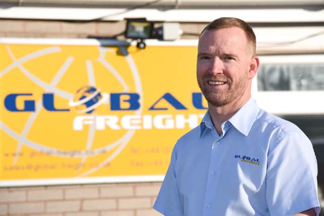 Anton Gunter, managing director of Global Freight Services in Telford