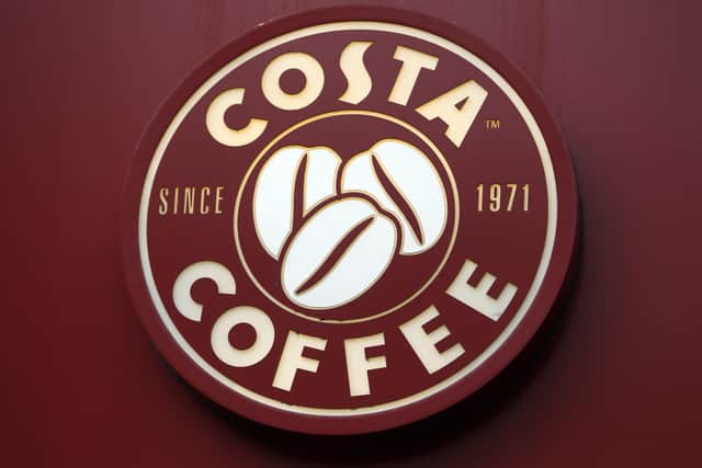 Costa Coffee says it will close on Monday