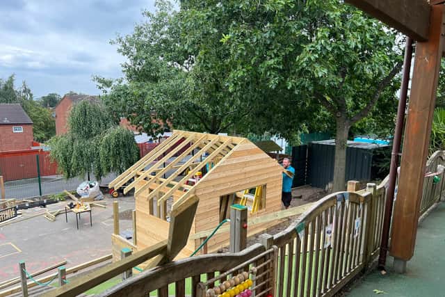 Work started on the project in June. Photo: HandsOn