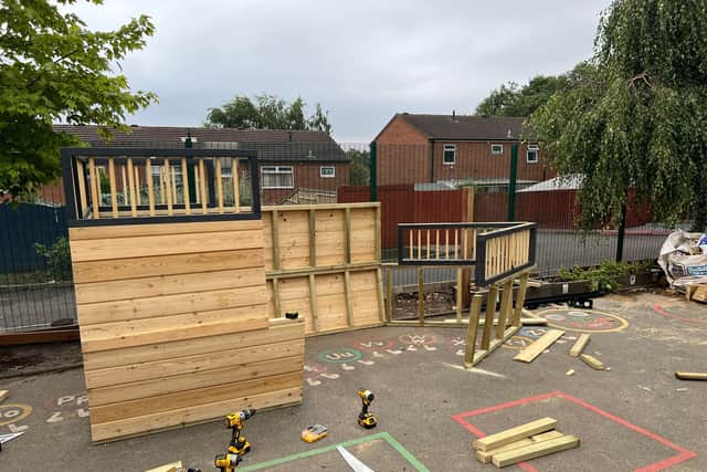 Work started on the project in June. Photo: HandsOn