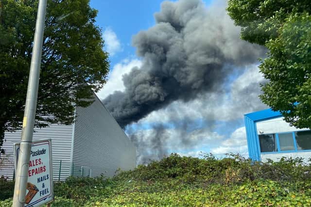Enormous fire breaks out in West Bromwich as sky turns black with smoke